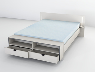 Łóżko ESTELLA Led Kaszmir