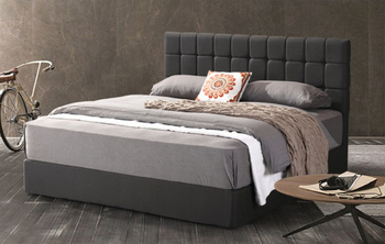 Łóżko Aurora 180x200 cm Ciemnoszare