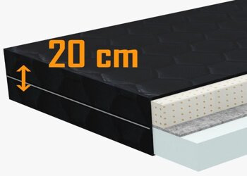 Materac Trucker Premium HQ  60-90x200 cm